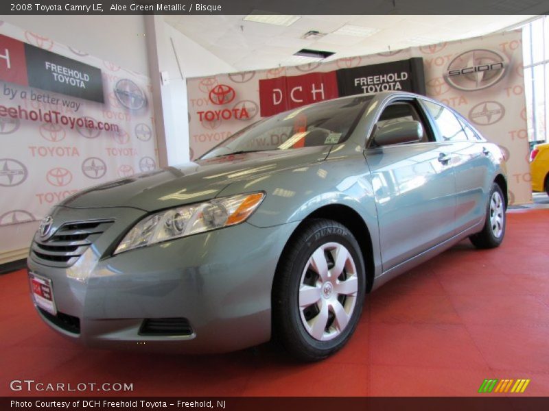 Aloe Green Metallic / Bisque 2008 Toyota Camry LE