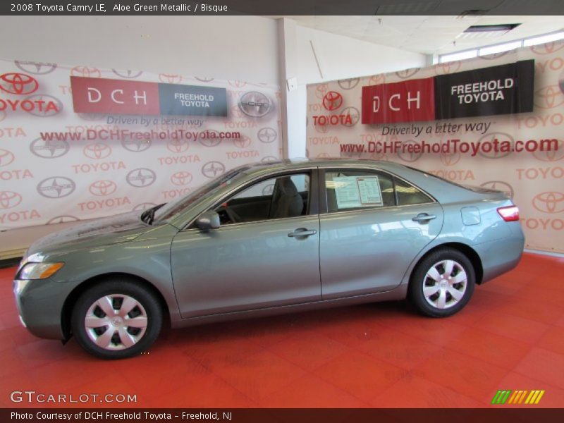 Aloe Green Metallic / Bisque 2008 Toyota Camry LE