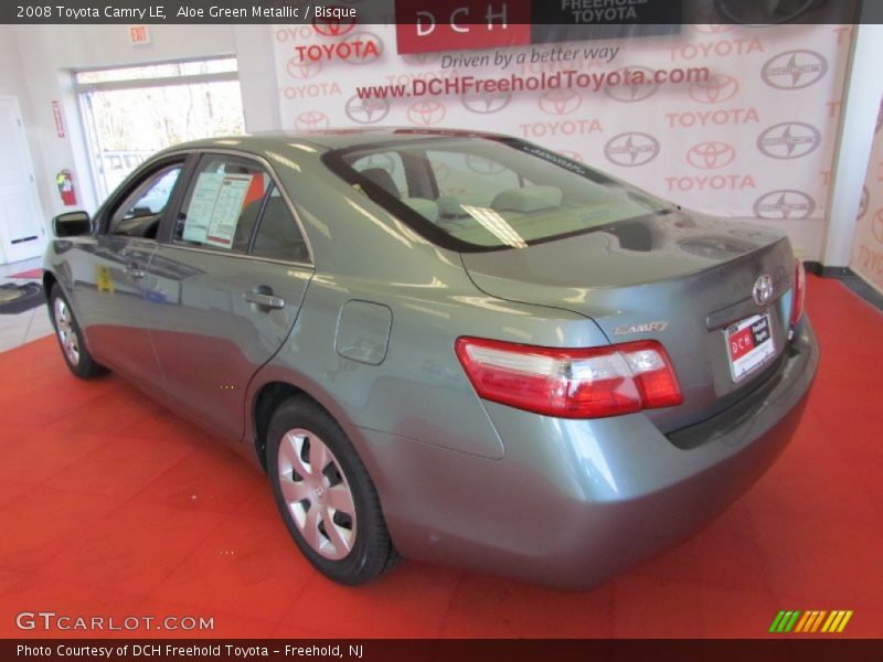 Aloe Green Metallic / Bisque 2008 Toyota Camry LE