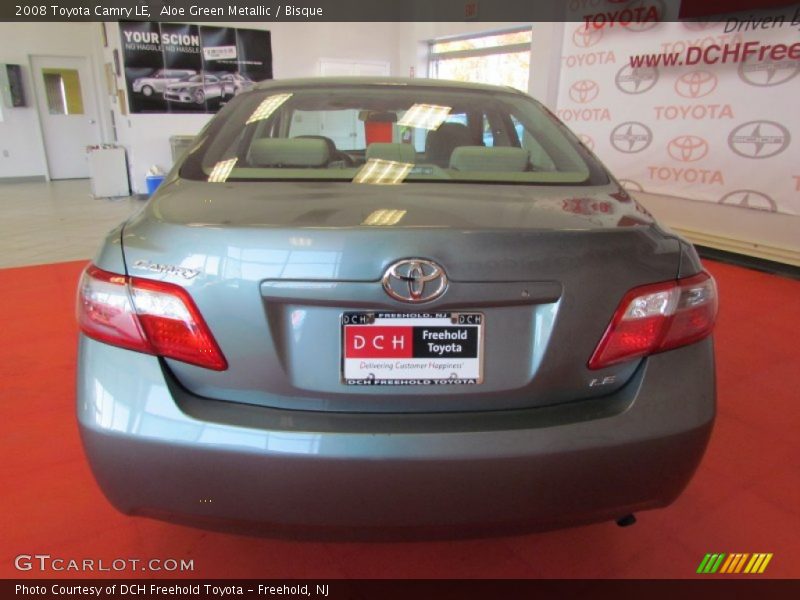 Aloe Green Metallic / Bisque 2008 Toyota Camry LE