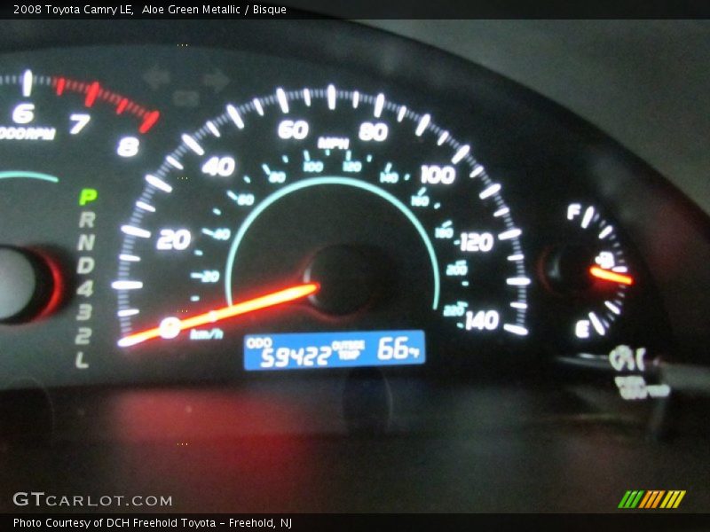 Aloe Green Metallic / Bisque 2008 Toyota Camry LE