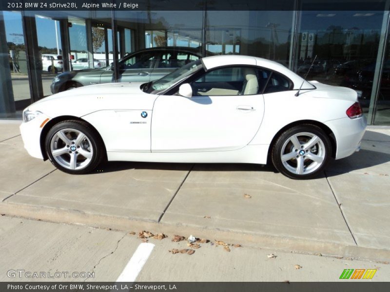  2012 Z4 sDrive28i Alpine White
