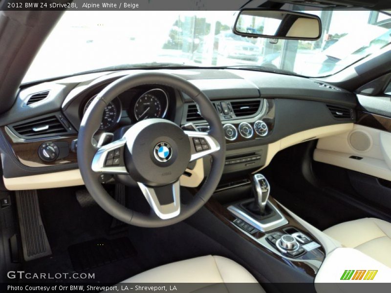 Dashboard of 2012 Z4 sDrive28i