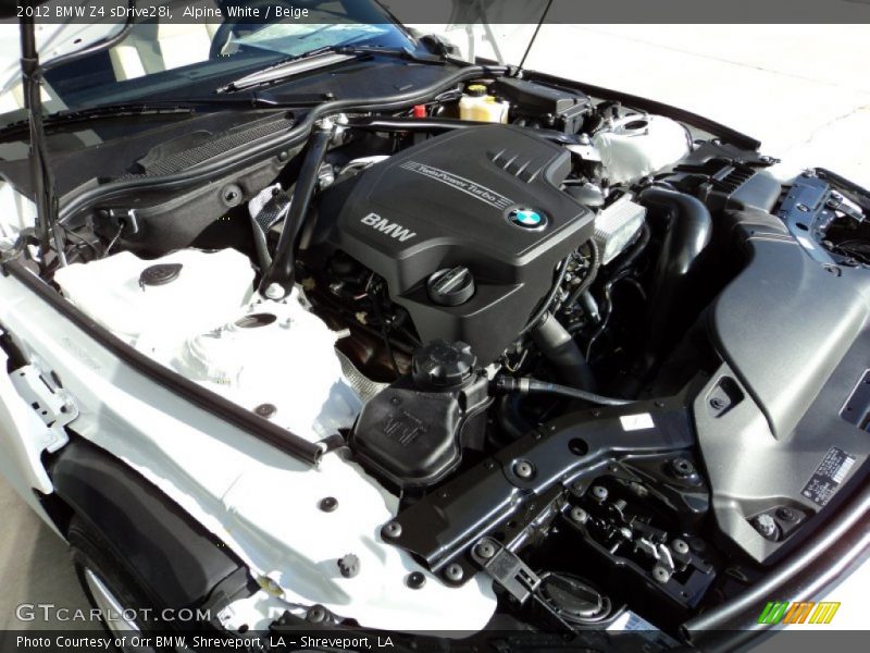  2012 Z4 sDrive28i Engine - 2.0 Liter DI TwinPower Turbocharged DOHC 16-Valve VVT 4 Cylinder