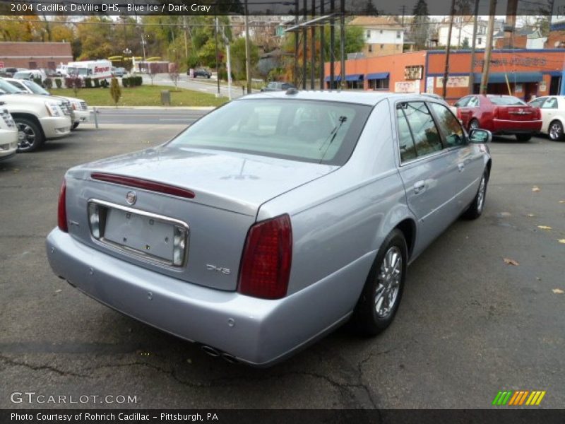 Blue Ice / Dark Gray 2004 Cadillac DeVille DHS