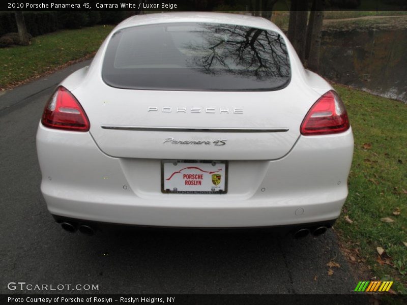 Carrara White / Luxor Beige 2010 Porsche Panamera 4S