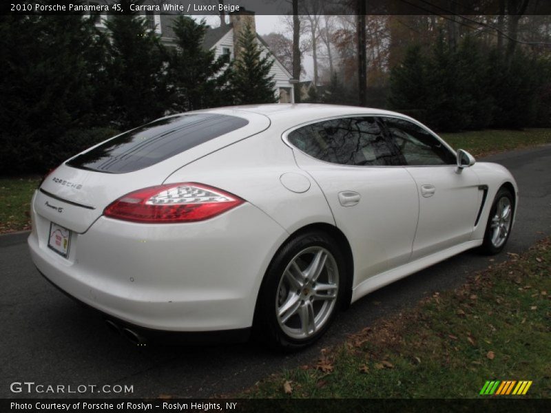 Carrara White / Luxor Beige 2010 Porsche Panamera 4S
