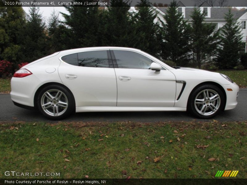 Carrara White / Luxor Beige 2010 Porsche Panamera 4S