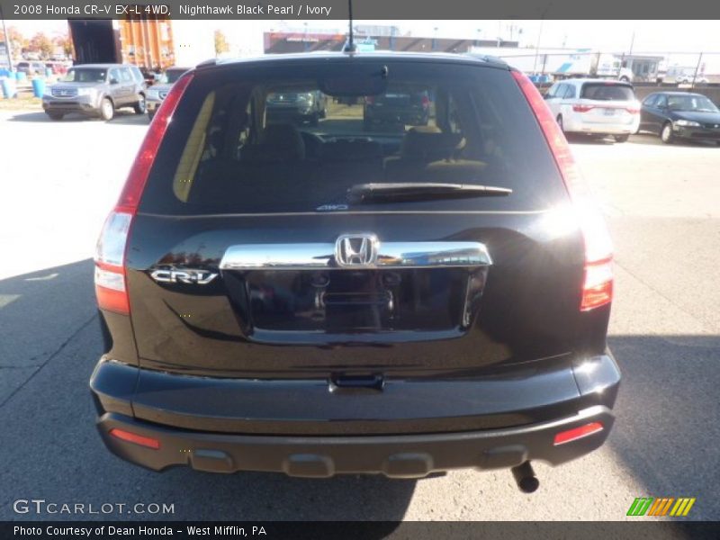 Nighthawk Black Pearl / Ivory 2008 Honda CR-V EX-L 4WD
