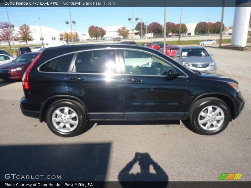 Nighthawk Black Pearl / Ivory 2008 Honda CR-V EX-L 4WD