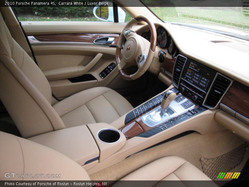 Carrara White / Luxor Beige 2010 Porsche Panamera 4S