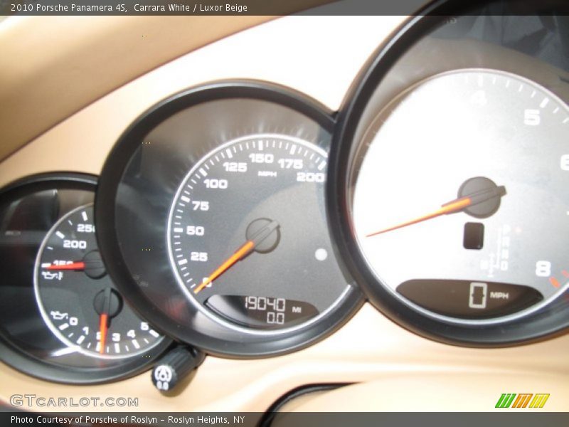 Carrara White / Luxor Beige 2010 Porsche Panamera 4S