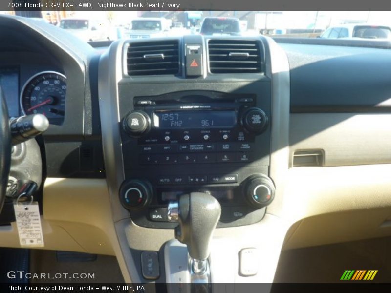 Nighthawk Black Pearl / Ivory 2008 Honda CR-V EX-L 4WD