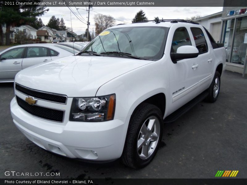 Summit White / Dark Cashmere/Light Cashmere 2011 Chevrolet Avalanche LT 4x4