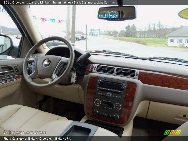 Summit White / Dark Cashmere/Light Cashmere 2011 Chevrolet Avalanche LT 4x4