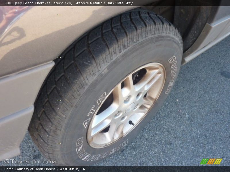 Graphite Metallic / Dark Slate Gray 2002 Jeep Grand Cherokee Laredo 4x4