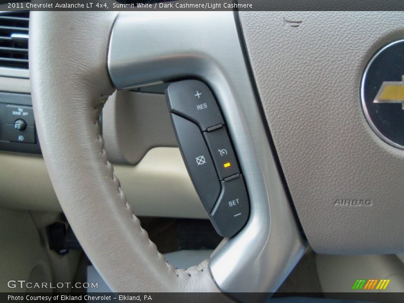 Summit White / Dark Cashmere/Light Cashmere 2011 Chevrolet Avalanche LT 4x4