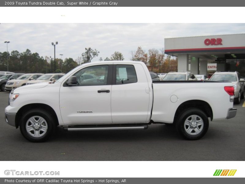 Super White / Graphite Gray 2009 Toyota Tundra Double Cab