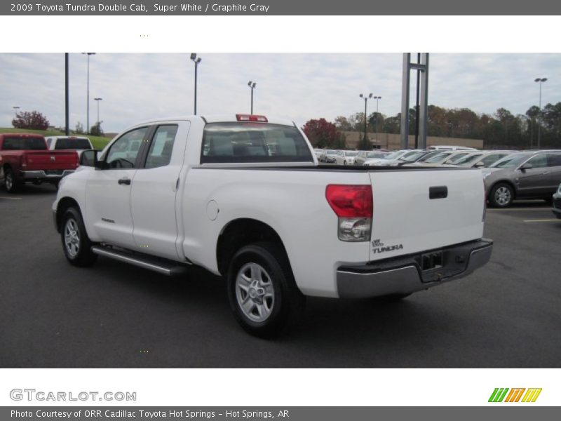 Super White / Graphite Gray 2009 Toyota Tundra Double Cab