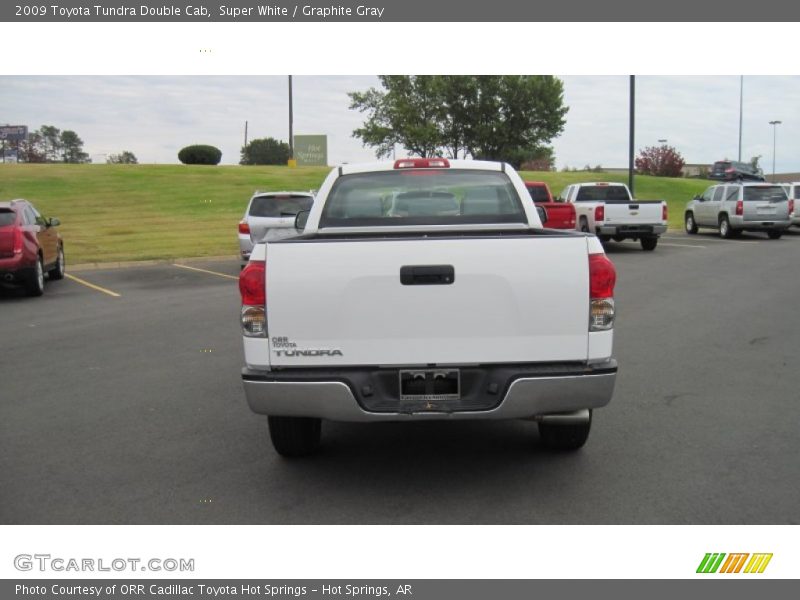 Super White / Graphite Gray 2009 Toyota Tundra Double Cab