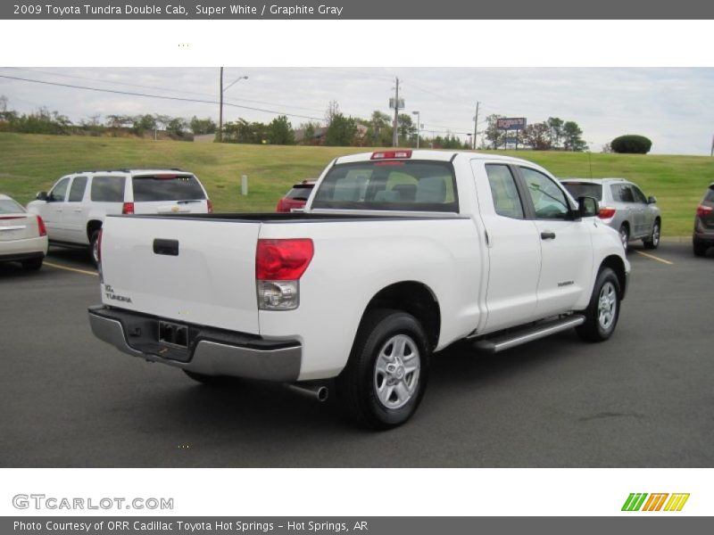 Super White / Graphite Gray 2009 Toyota Tundra Double Cab