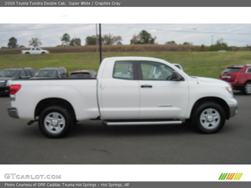 Super White / Graphite Gray 2009 Toyota Tundra Double Cab