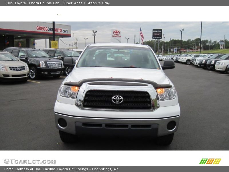 Super White / Graphite Gray 2009 Toyota Tundra Double Cab