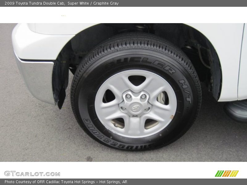 Super White / Graphite Gray 2009 Toyota Tundra Double Cab