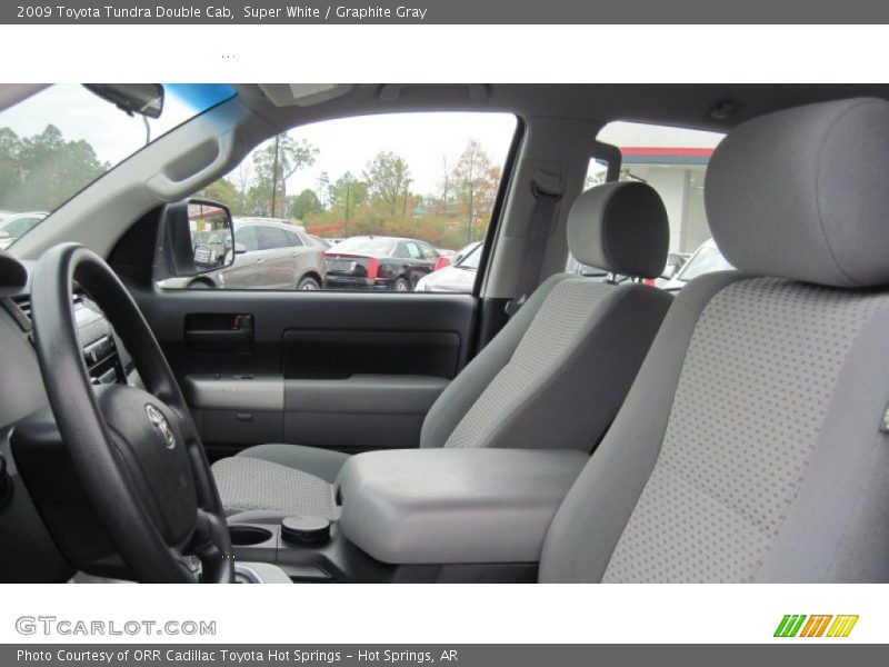 Super White / Graphite Gray 2009 Toyota Tundra Double Cab