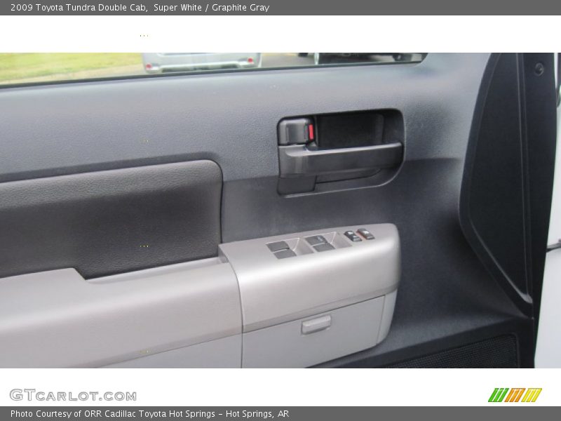 Super White / Graphite Gray 2009 Toyota Tundra Double Cab