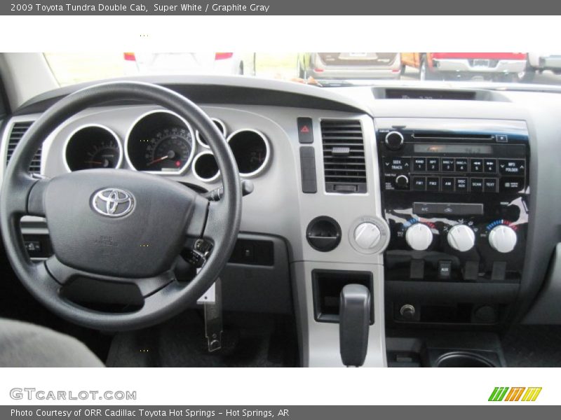 Super White / Graphite Gray 2009 Toyota Tundra Double Cab