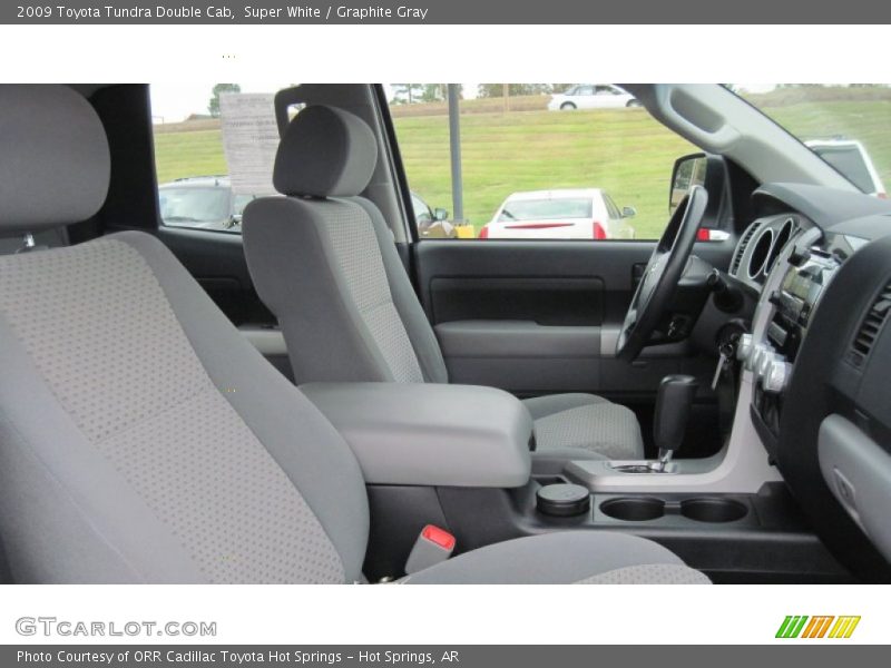 Super White / Graphite Gray 2009 Toyota Tundra Double Cab
