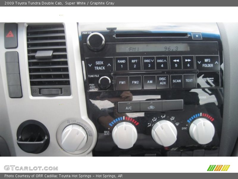 Super White / Graphite Gray 2009 Toyota Tundra Double Cab
