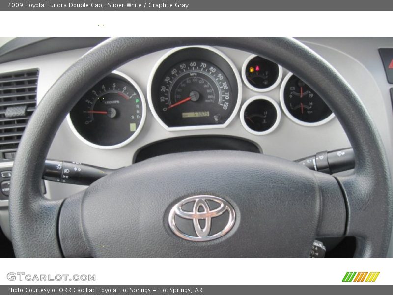 Super White / Graphite Gray 2009 Toyota Tundra Double Cab