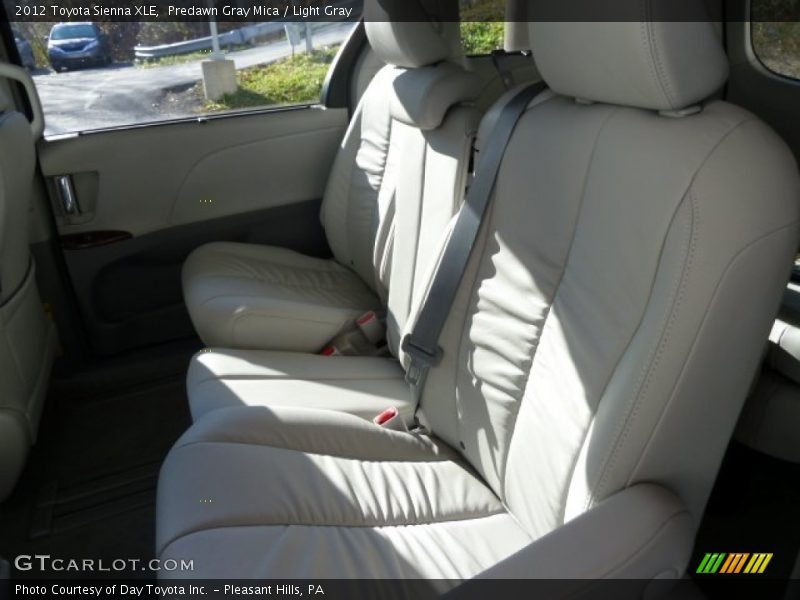 Predawn Gray Mica / Light Gray 2012 Toyota Sienna XLE