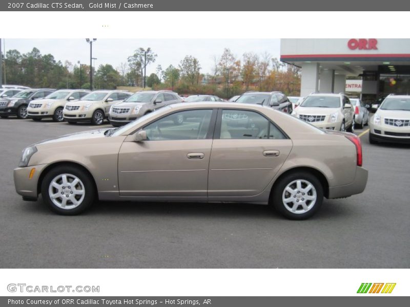 Gold Mist / Cashmere 2007 Cadillac CTS Sedan