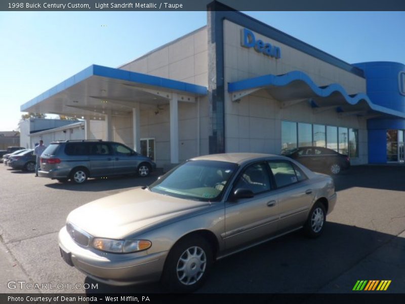Light Sandrift Metallic / Taupe 1998 Buick Century Custom