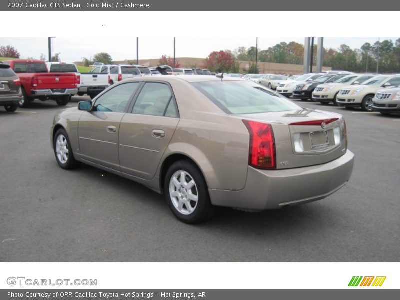 Gold Mist / Cashmere 2007 Cadillac CTS Sedan