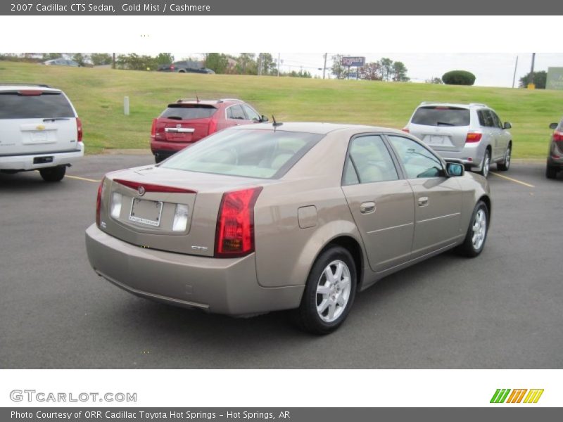 Gold Mist / Cashmere 2007 Cadillac CTS Sedan