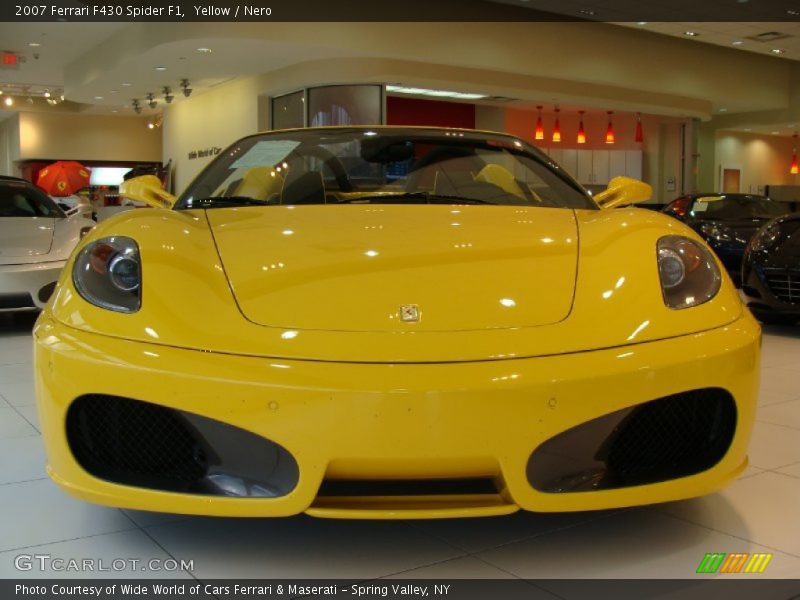 Yellow / Nero 2007 Ferrari F430 Spider F1