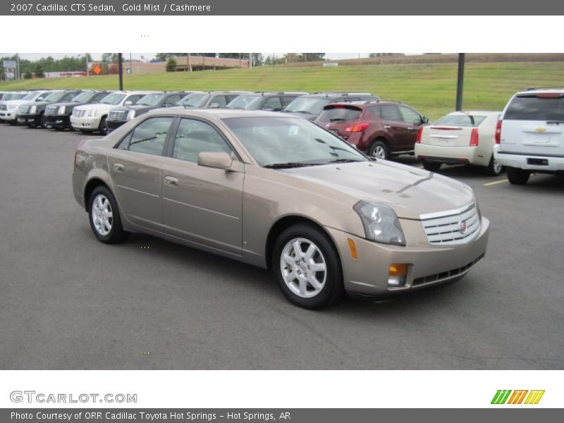 Gold Mist / Cashmere 2007 Cadillac CTS Sedan
