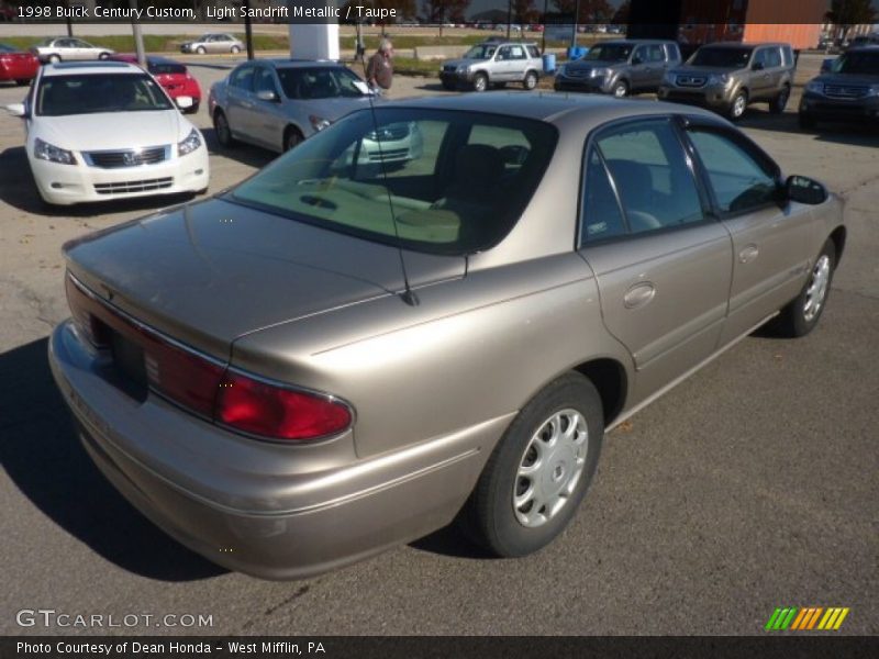 Light Sandrift Metallic / Taupe 1998 Buick Century Custom