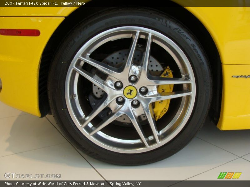 Yellow / Nero 2007 Ferrari F430 Spider F1