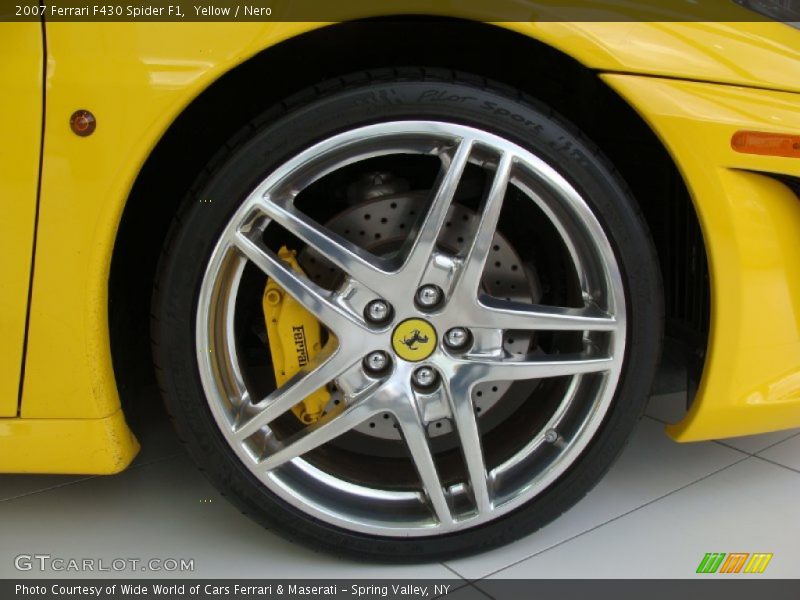 Yellow / Nero 2007 Ferrari F430 Spider F1