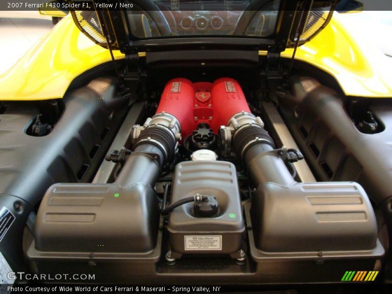 Yellow / Nero 2007 Ferrari F430 Spider F1