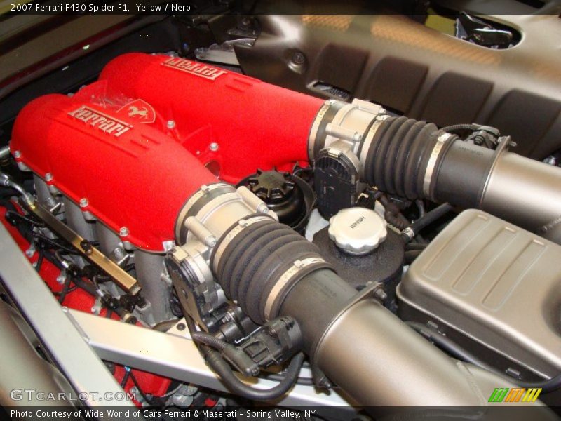 Yellow / Nero 2007 Ferrari F430 Spider F1