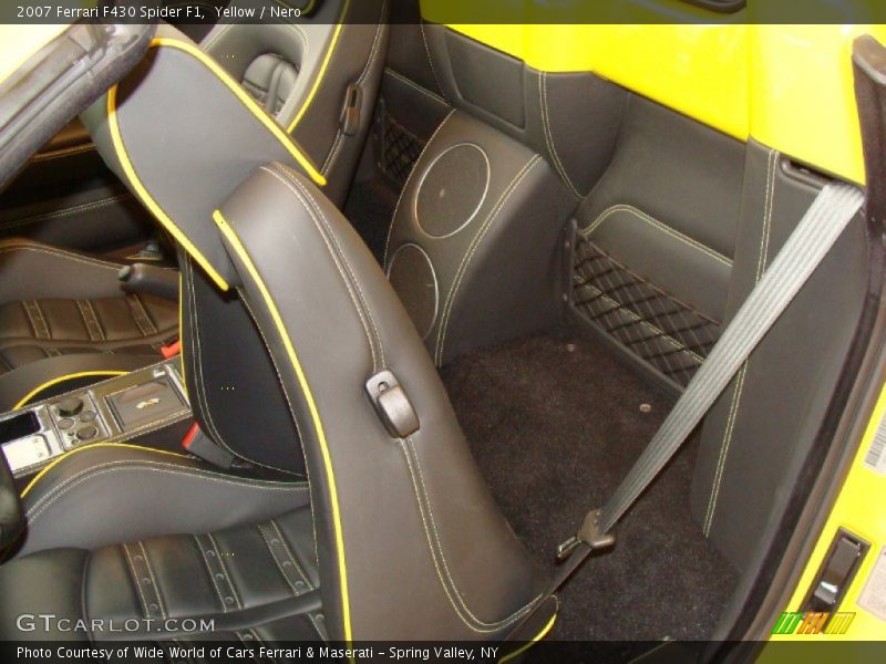 Yellow / Nero 2007 Ferrari F430 Spider F1
