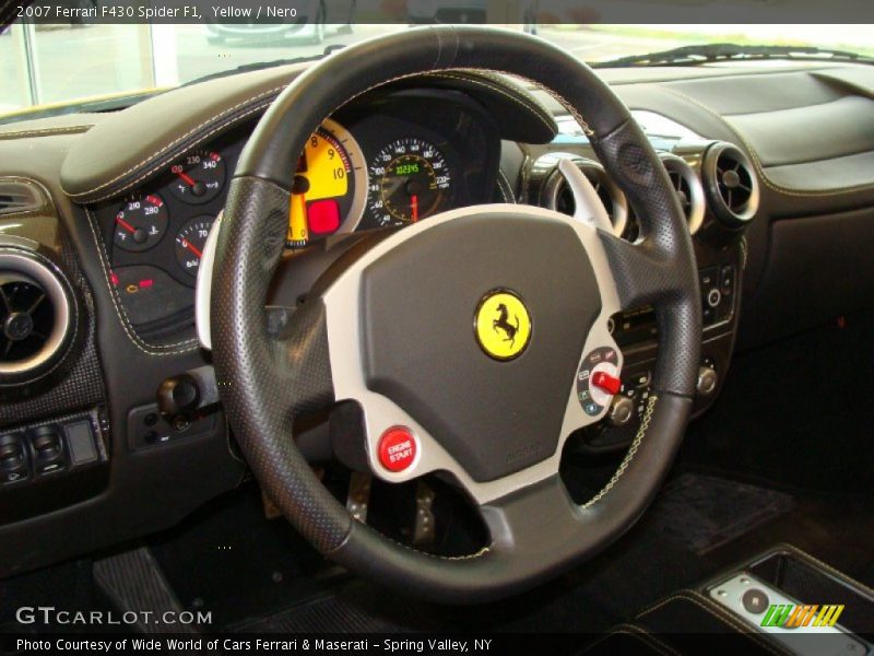 Yellow / Nero 2007 Ferrari F430 Spider F1