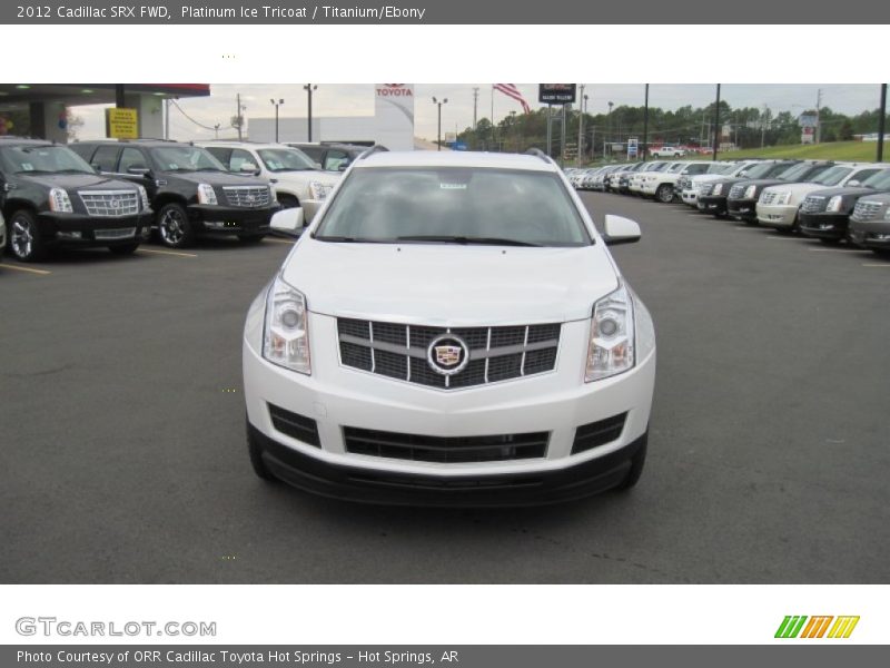 Platinum Ice Tricoat / Titanium/Ebony 2012 Cadillac SRX FWD