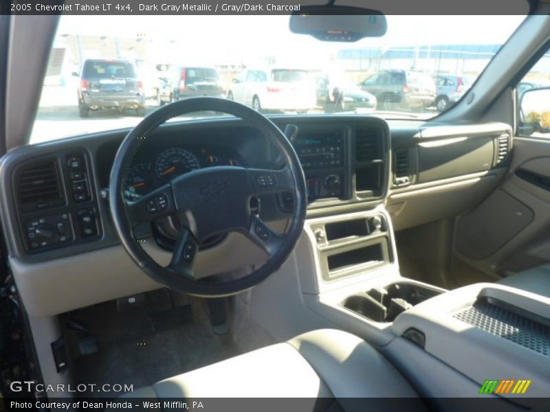 Dark Gray Metallic / Gray/Dark Charcoal 2005 Chevrolet Tahoe LT 4x4